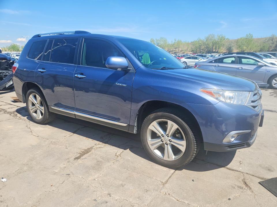 Продаж на аукціоні авто 2013 Toyota Highlander, vin: 5TDDK3EHXDS250926, номер лоту: 52529666