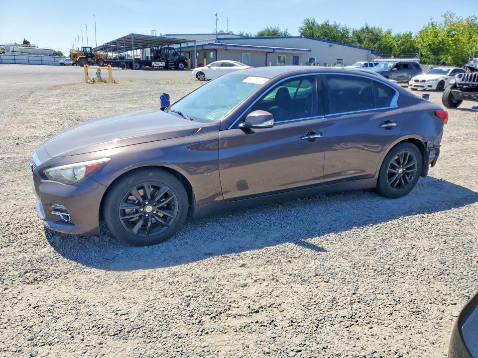54706236 :رقم المزاد ، JN1BV7AP1FM349154 vin ، 2015 Infiniti Q50 مزاد بيع