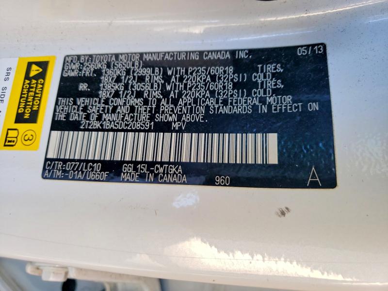 Продажа на аукционе авто 2013 Lexus Rx 350, vin: 2T2BK1BA5DC208591, номер лота: 51453196