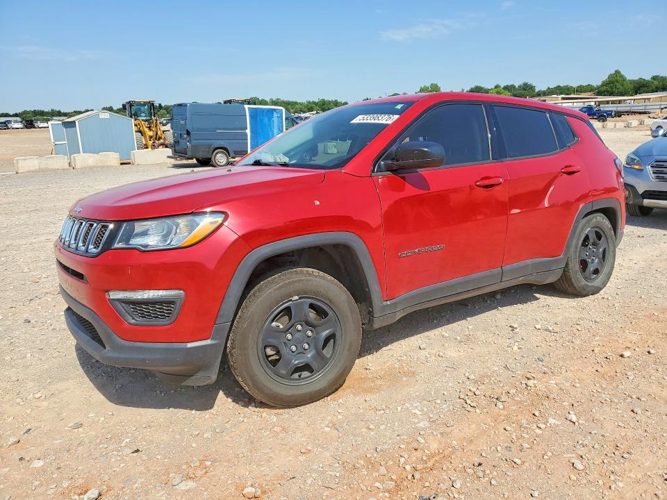 53398376 :رقم المزاد ، 3C4NJCABXLT134073 vin ، 2020 Jeep Compass مزاد بيع