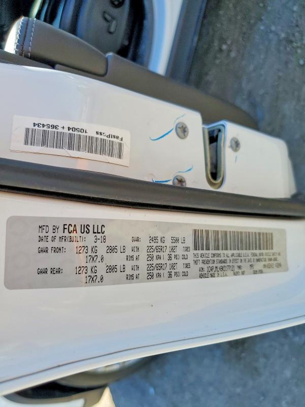 2019 Jeep Cherokee მანქანა იყიდება აუქციონზე, vin: 1C4PJMLN9KD177121, აუქციონის ნომერი: 53661446