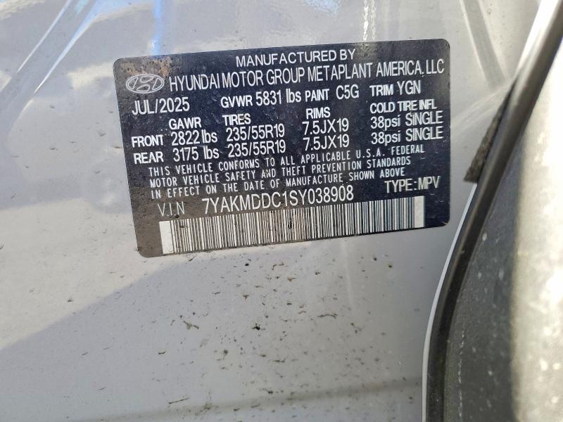 Продаж на аукціоні авто 2025 Hyundai Ioniq 5, vin: 7YAKMDDC1SY038908, номер лоту: 52896126