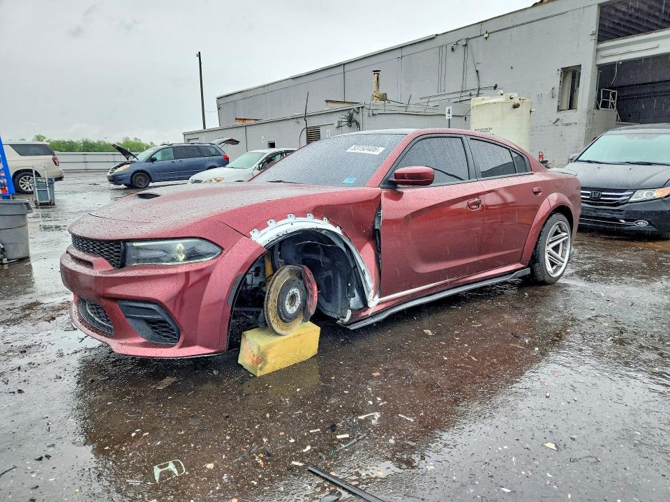 53193406 :رقم المزاد ، 2C3CDXGJ4MH515257 vin ، 2021 Dodge Charger مزاد بيع