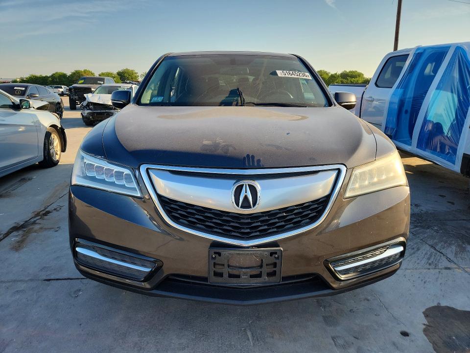 Продаж на аукціоні авто 2014 Acura Mdx, vin: 5FRYD4H21EB020446, номер лоту: 51645236