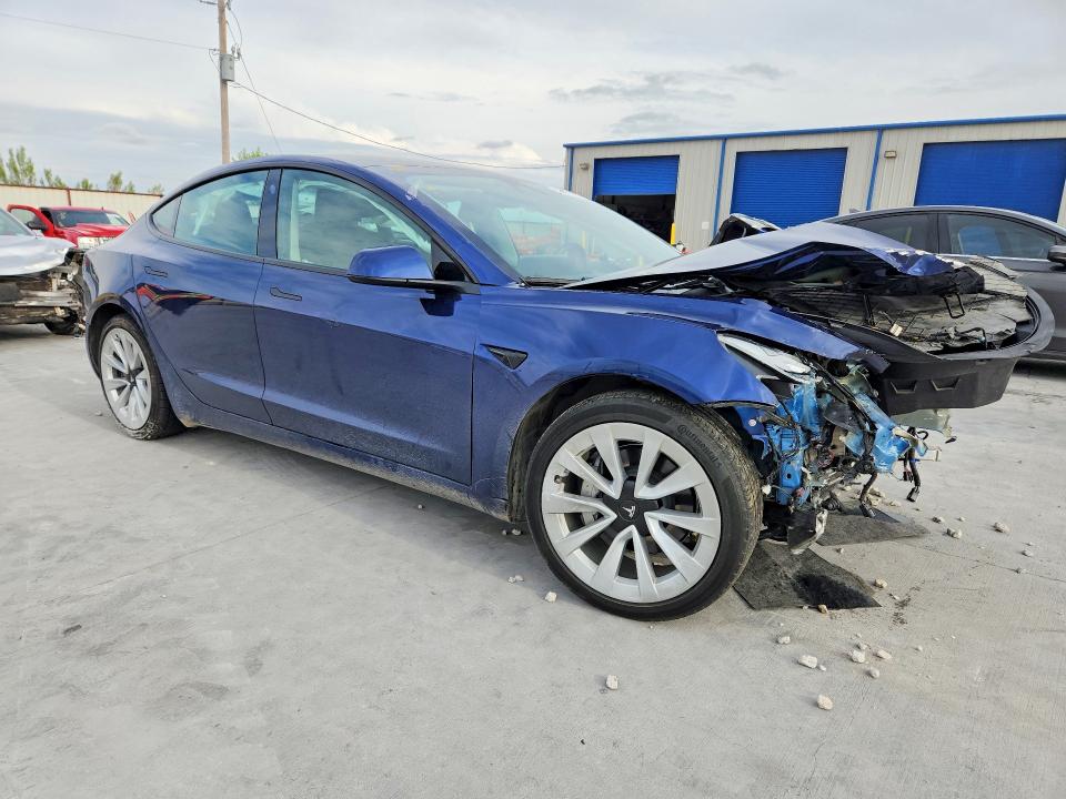 52445506 :رقم المزاد ، 5YJ3E1EB5NF309227 vin ، 2022 Tesla Model 3 مزاد بيع