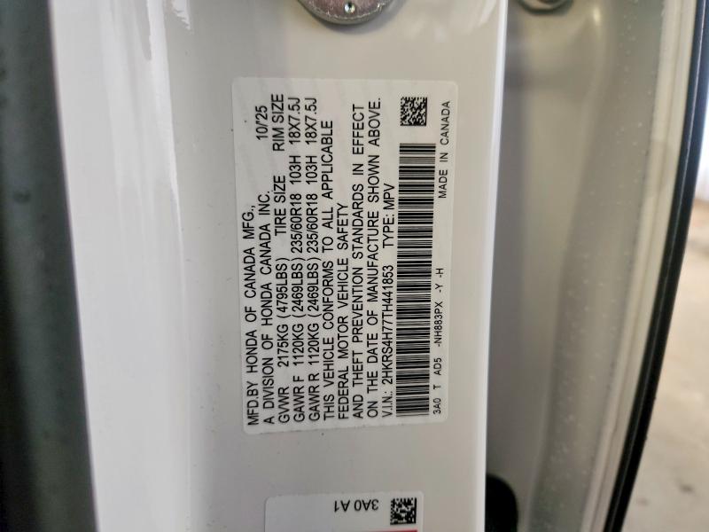 Aukcja sprzedaży 2026 Honda Cr-v, vin: 2HKRS4H77TH441853, numer aukcji: 52366316