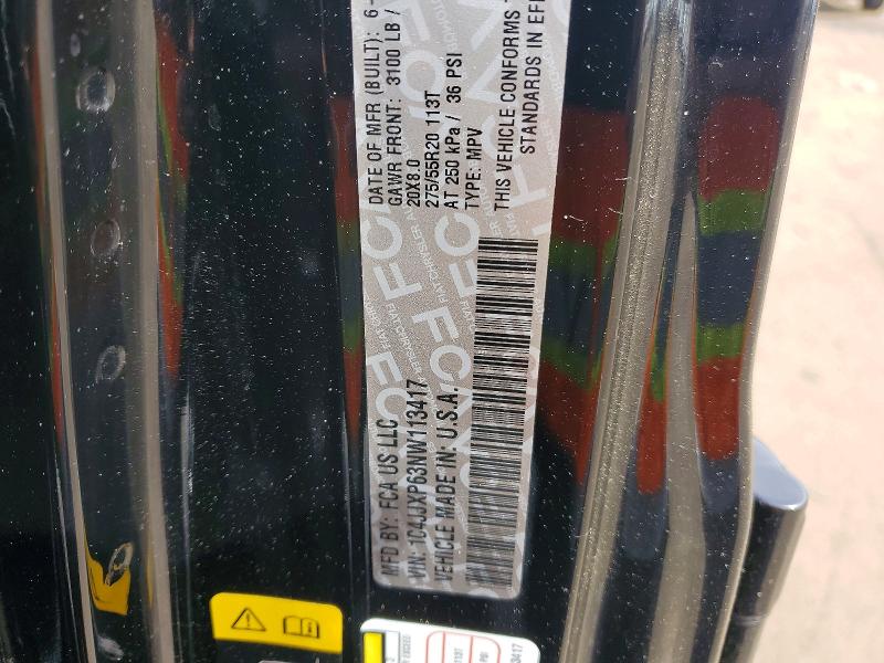 Aukcja sprzedaży 2022 Jeep Wrangler Unlimited, vin: 1C4JJXP63NW113417, numer aukcji: 53346426