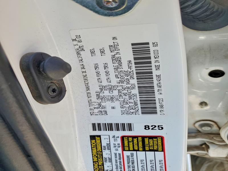 Aukcja sprzedaży 2022 Toyota Tacoma, vin: 3TMAZ5CN0NM171365, numer aukcji: 53444556