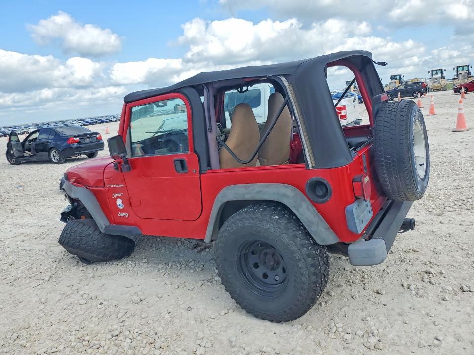 2002 Jeep Wrangler მანქანა იყიდება აუქციონზე, vin: 1J4FA49SX2P770343, აუქციონის ნომერი: 54065146