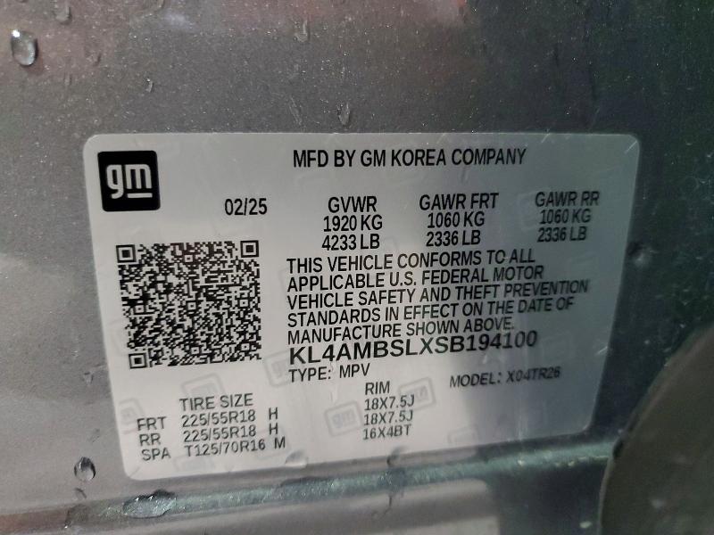 Aukcja sprzedaży 2025 Buick Encore Gx, vin: KL4AMBSLXSB194100, numer aukcji: 52660016