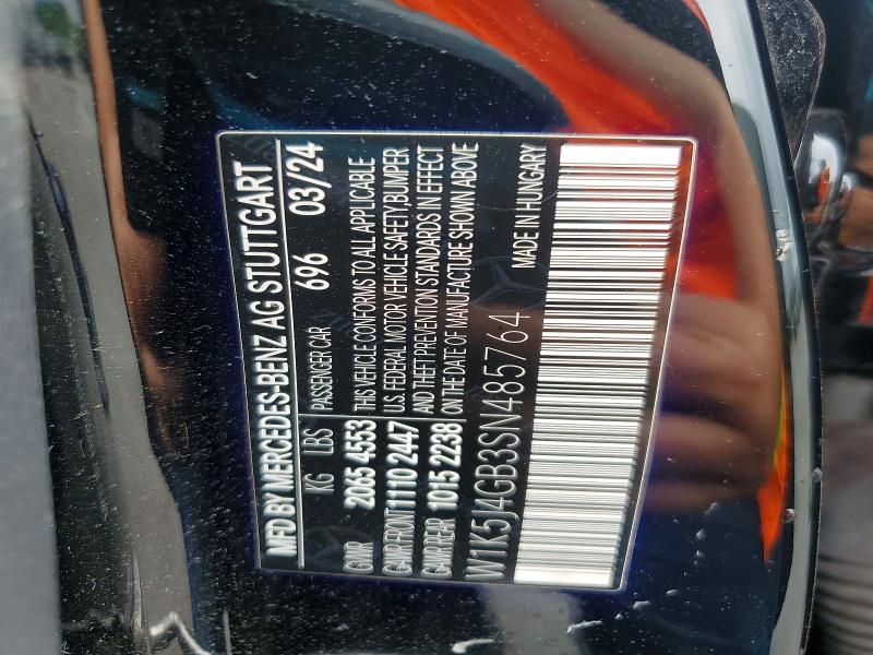 Aukcja sprzedaży 2025 Mercedes-benz Cla, vin: W1K5J4GB3SN485764, numer aukcji: 55207036