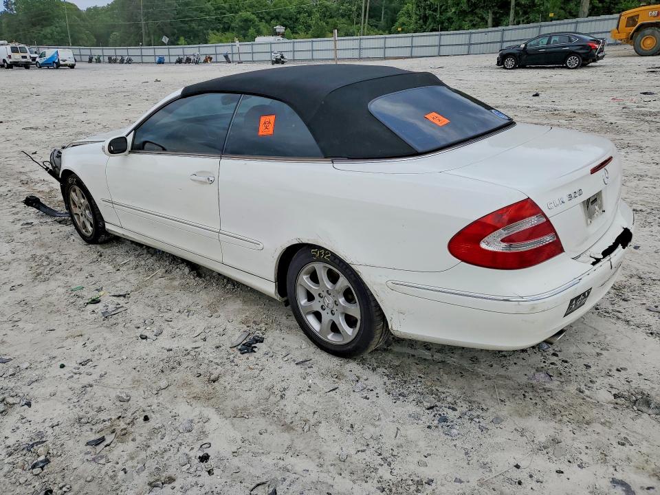 2004 Mercedes-benz Clk მანქანა იყიდება აუქციონზე, vin: WDBTK65G04T013964, აუქციონის ნომერი: 53099566