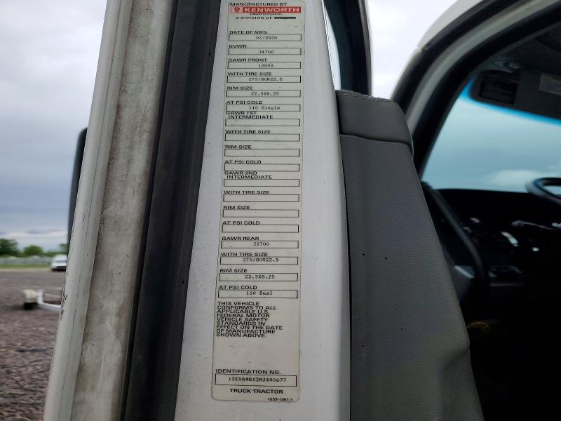 Продажа на аукционе авто 2021 Kw T680, vin: 1XKYA48X3MJ440677, номер лота: 53846686
