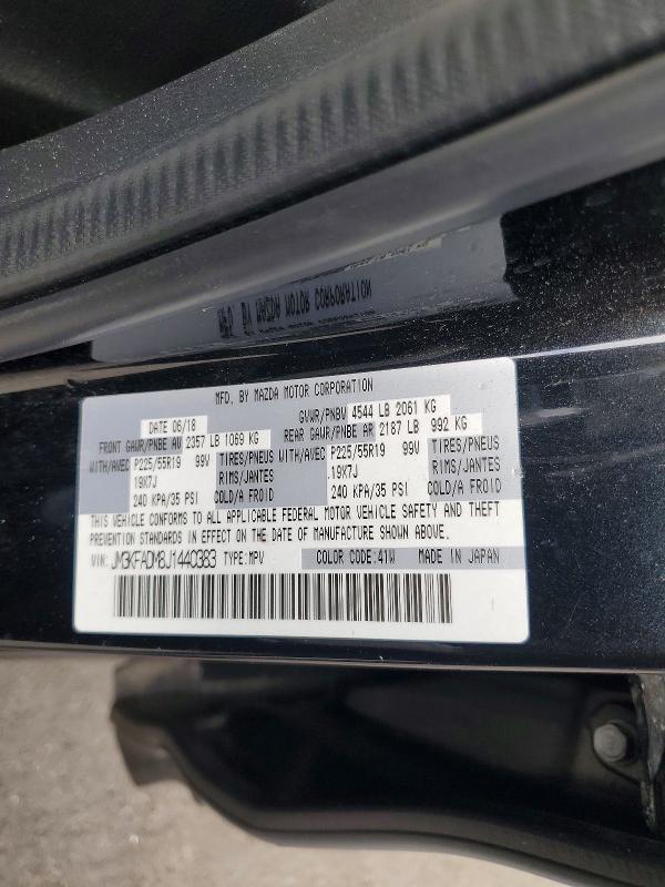 51669466 :رقم المزاد ، JM3KFADM8J1440383 vin ، 2018 Mazda Cx-5 مزاد بيع