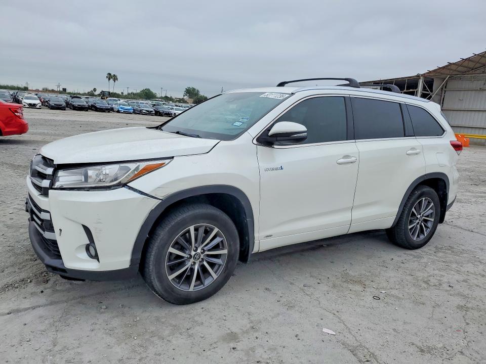 53111236 :رقم المزاد ، 5TDJGRFH4JS051842 vin ، 2018 Toyota Highlander Hybrid مزاد بيع