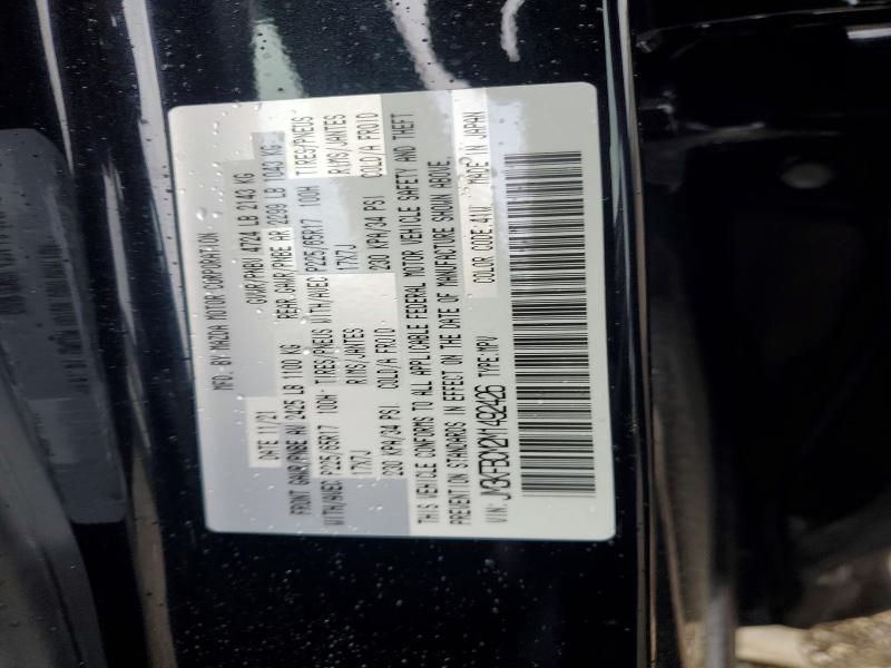 53108836 :رقم المزاد ، JM3KFBCM2M1492426 vin ، 2021 Mazda Cx-5 مزاد بيع