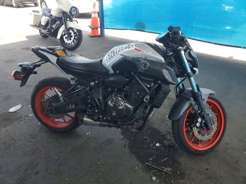 52873846 :رقم المزاد ، JYARM27Y0LA001646 vin ، 2020 Yamaha Mt07 مزاد بيع