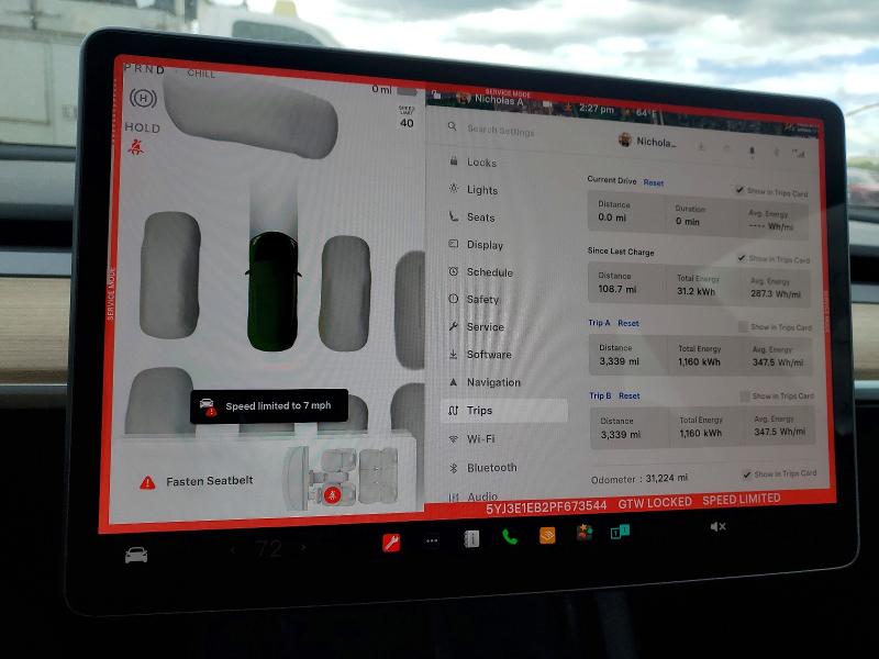 2023 Tesla Model 3 მანქანა იყიდება აუქციონზე, vin: 5YJ3E1EB2PF673544, აუქციონის ნომერი: 50068006