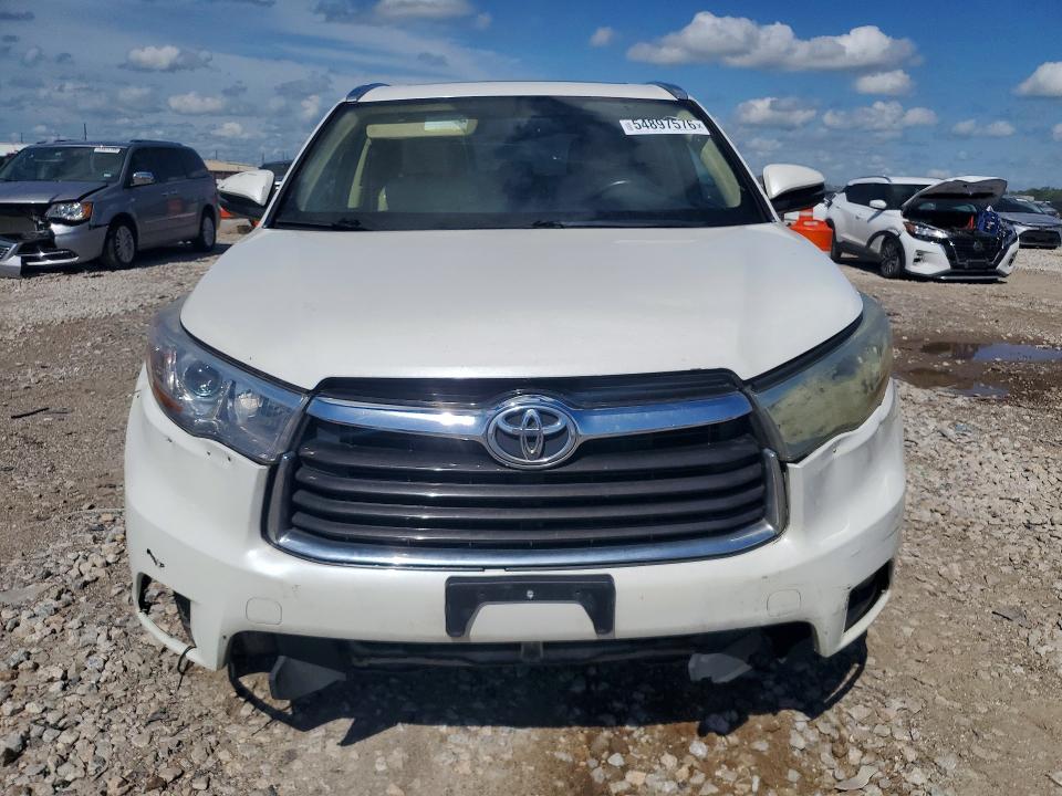Продаж на аукціоні авто 2015 Toyota Highlander, vin: 5TDKKRFH7FS055197, номер лоту: 54897576