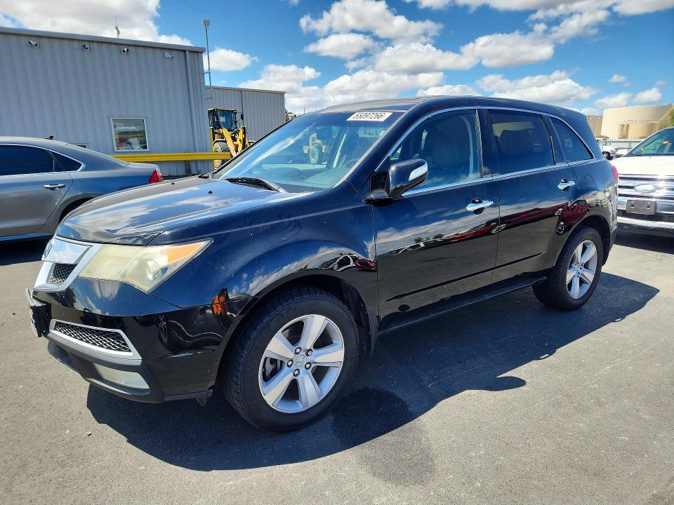 55097266 :رقم المزاد ، 2HNYD2H69AH500404 vin ، 2010 Acura Mdx مزاد بيع