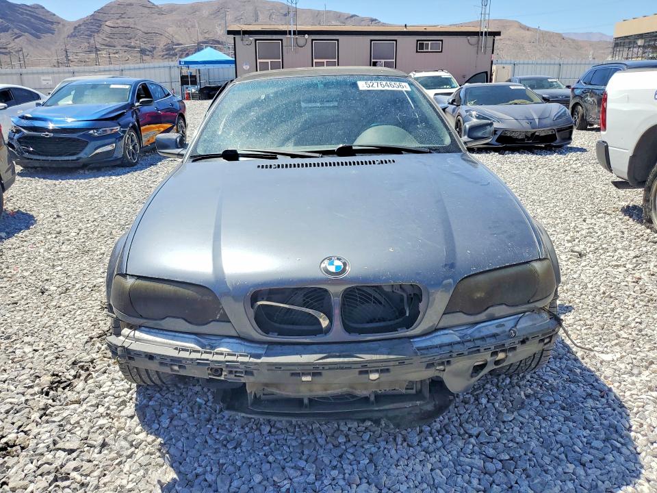 52764656 :رقم المزاد ، WBABS33421JY52281 vin ، 2001 Bmw 325 مزاد بيع