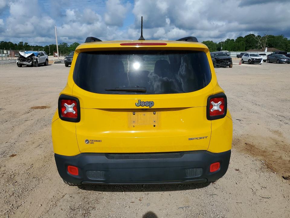 53718766 :رقم المزاد ، ZACCJAAB2HPE80144 vin ، 2017 Jeep Renegade مزاد بيع