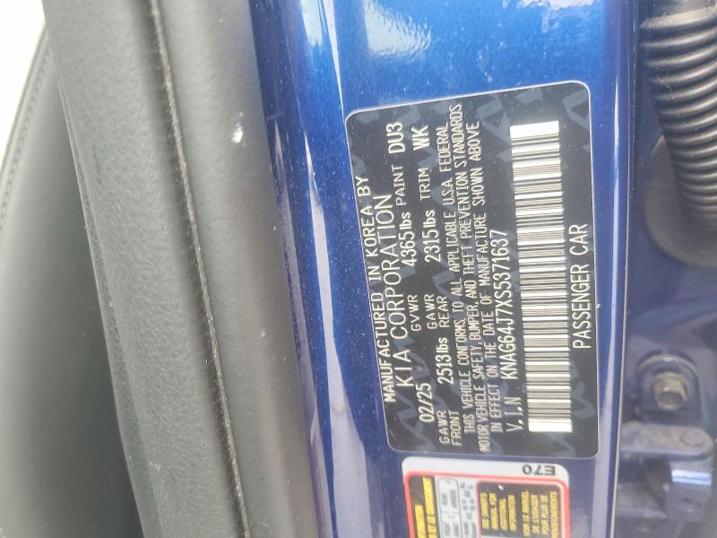 Продажа на аукционе авто 2025 Kia K5, vin: KNAG64J7XS5371637, номер лота: 54275956