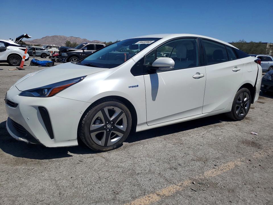 54432866 :رقم المزاد ، JTDKARFU1K3076686 vin ، 2019 Toyota Prius مزاد بيع
