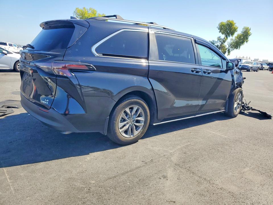 54881586 :رقم المزاد ، 5TDBRKEC7RS224454 vin ، 2024 Toyota Sienna مزاد بيع