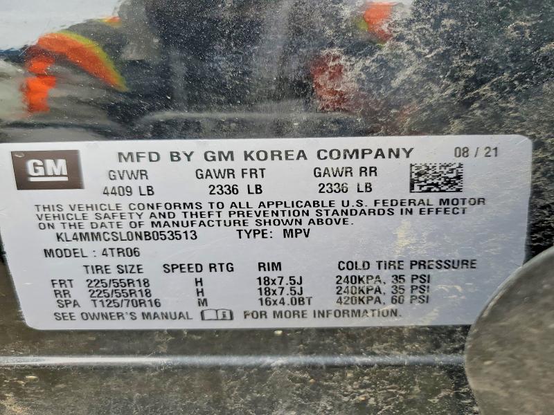 Aukcja sprzedaży 2022 Buick Encore Gx, vin: KL4MMCSL0NB053513, numer aukcji: 52289346