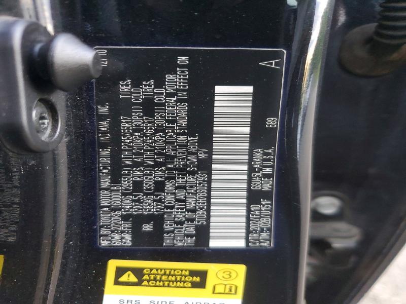 Aukcja sprzedaży 2011 Toyota Highlander, vin: 5TDBK3EH7BS057931, numer aukcji: 55446716