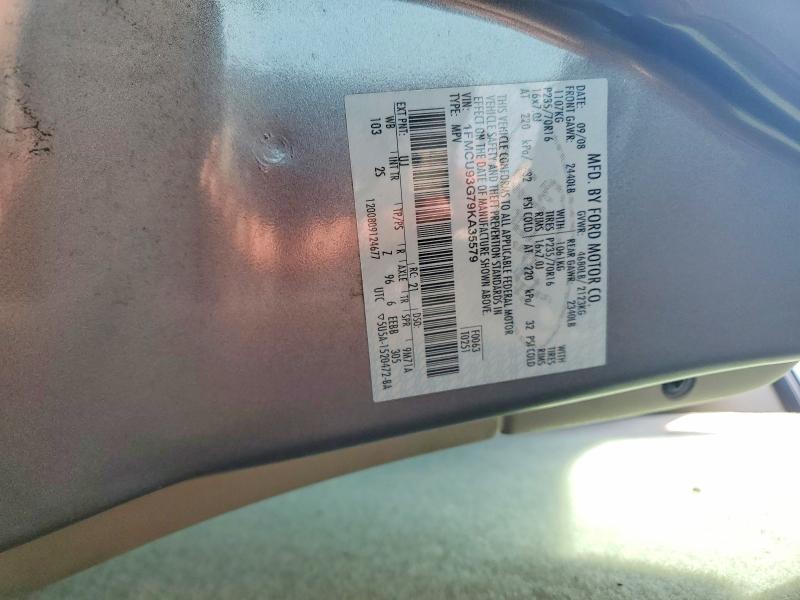 Продаж на аукціоні авто 2009 Ford Escape, vin: 1FMCU93G79KA35579, номер лоту: 55307746