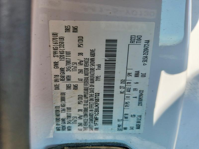 Продажа на аукционе авто 2018 Ford F150, vin: 1FTMF1CB8JKF68702, номер лота: 55057066