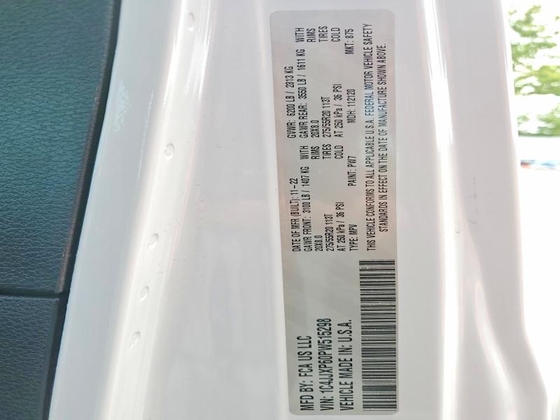 Продаж на аукціоні авто 2023 Jeep Wrangler, vin: 1C4JJXP60PW515298, номер лоту: 53655306