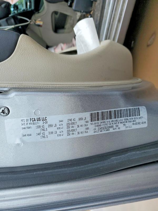 Продажа на аукционе авто 2020 Dodge Grand Caravan, vin: 2C4RDGCG8LR200891, номер лота: 54654666