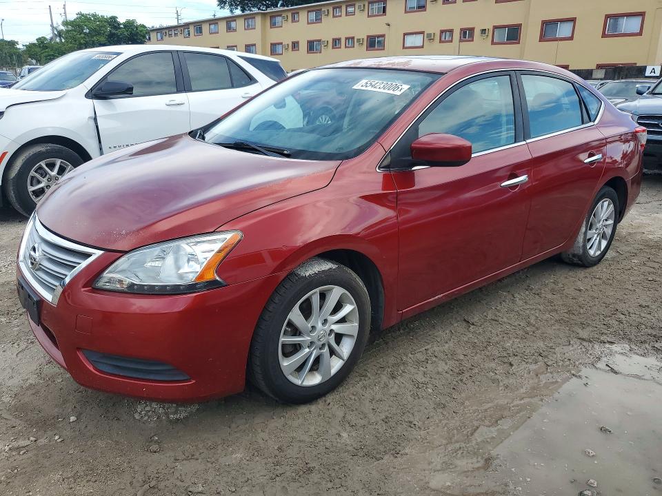 Продаж на аукціоні авто 2015 Nissan Sentra, vin: 3N1AB7AP7FY302678, номер лоту: 55423006