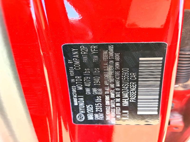 2025 Hyundai Elantra Hybrid მანქანა იყიდება აუქციონზე, vin: KMHLM4DJ4SU155900, აუქციონის ნომერი: 52943716
