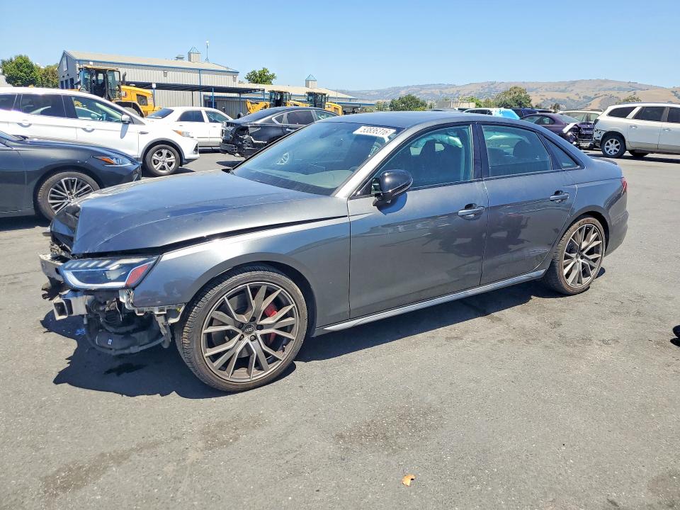 53836316 :رقم المزاد ، WAUB4AF44MA086486 vin ، 2021 Audi S4 مزاد بيع