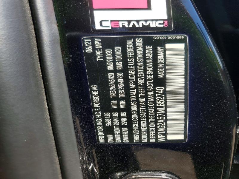 Auction sale of the 2021 Porsche Macan, vin: WP1AG2A57MLB52740, lot number: 52611856
