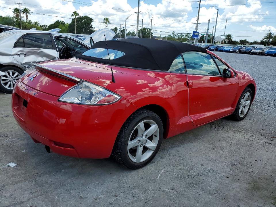 54235216 :رقم المزاد ، 4A3AL25F67E029128 vin ، 2007 Mitsubishi Eclipse مزاد بيع
