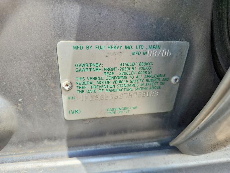 Aukcja sprzedaży 2007 Subaru Forester, vin: JF1SG63687H723183, numer aukcji: 53769226