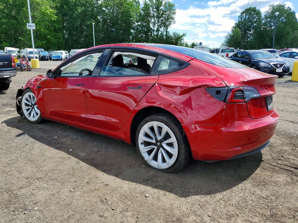 Aukcja sprzedaży 2022 Tesla Model 3, vin: 5YJ3E1EA2NF187773, numer aukcji: 55196106
