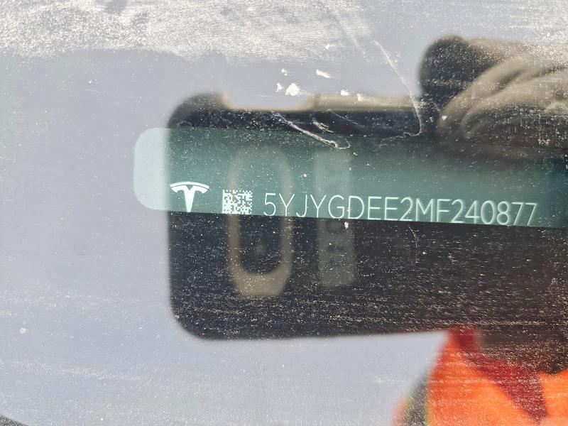 53731366 :رقم المزاد ، 5YJYGDEE2MF240877 vin ، 2021 Tesla Model Y مزاد بيع