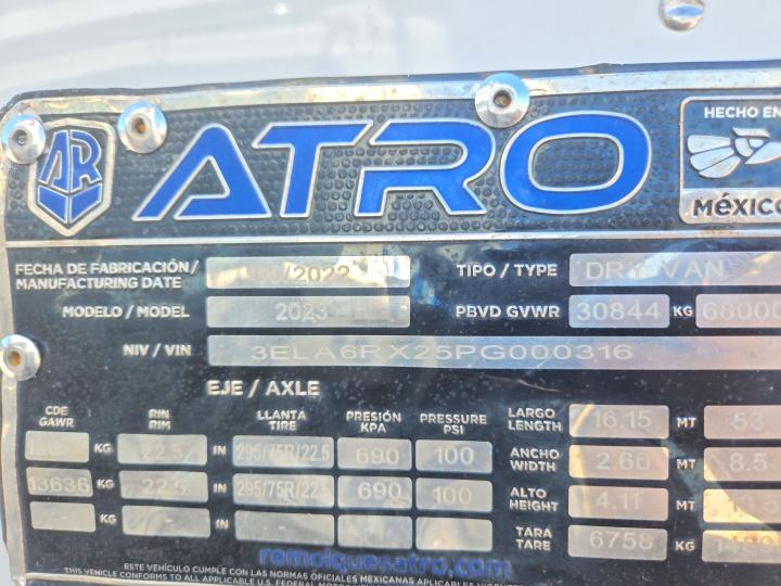 Продаж на аукціоні авто 2023 Atro Atro, vin: 3ELA6RX25PG000316, номер лоту: 53089706