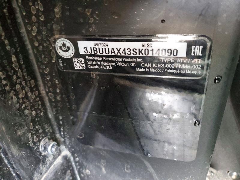 Продажа на аукционе авто 2025 Can-am Defender Max Lone Star Cab Hd10 Efi 4x4, vin: 3JBUUAX43SK014090, номер лота: 50969906