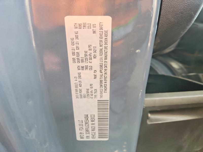 Aukcja sprzedaży 2021 Ram Promaster 3500, vin: 3C6MRVJG2ME544844, numer aukcji: 55196276