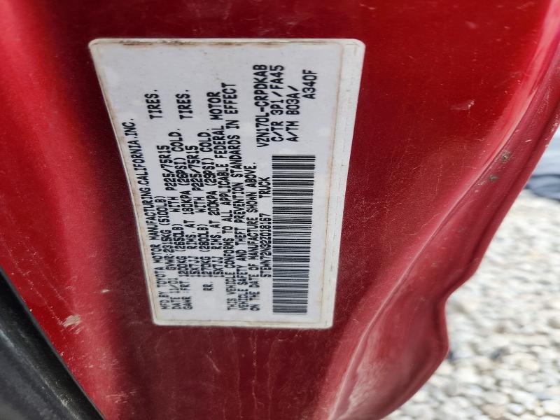53818256 :رقم المزاد ، 5TEWN72N32Z018167 vin ، 2002 Toyota Tacoma مزاد بيع