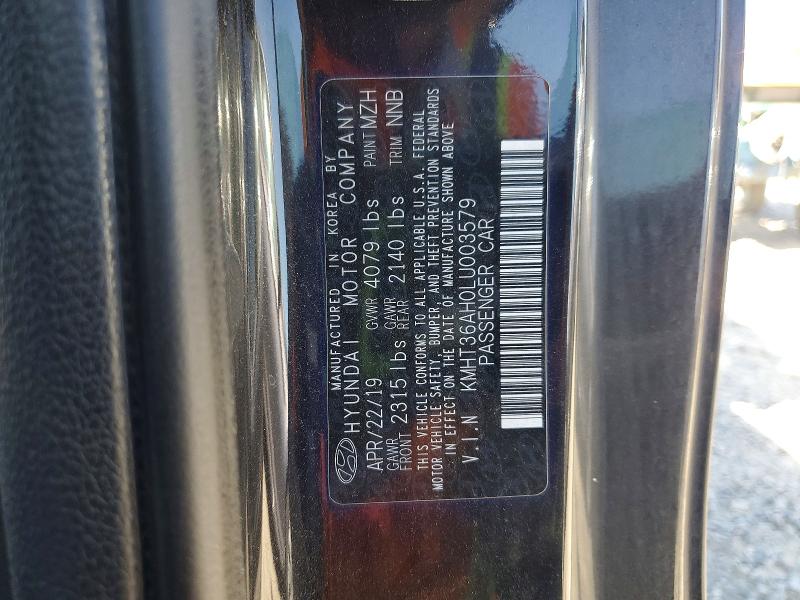 54312526 :رقم المزاد ، KMHT36AH0LU003579 vin ، 2020 Hyundai Veloster N مزاد بيع