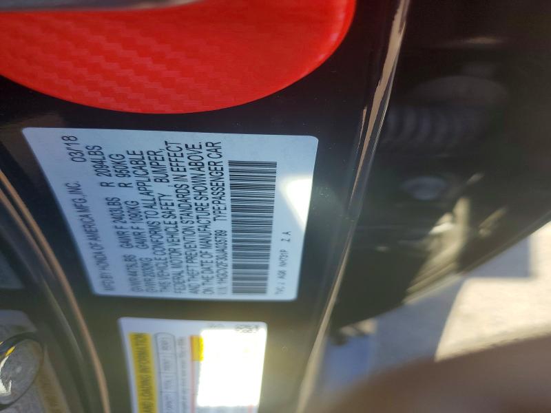 Продажа на аукционе авто 2018 Honda Accord, vin: 1HGCV2F30JA035789, номер лота: 53888066