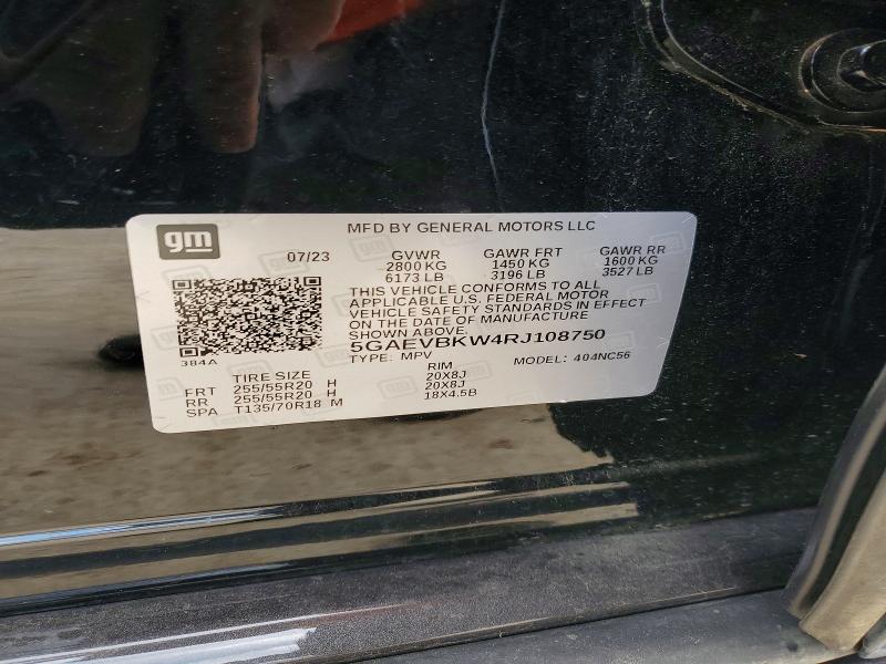 Aukcja sprzedaży 2024 Buick Enclave, vin: 5GAEVBKW4RJ108750, numer aukcji: 52963086